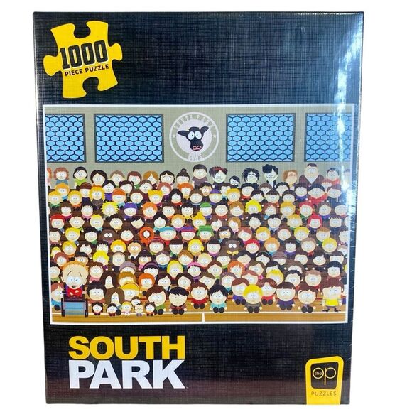 South Park NWT Go Cows! 1000 Piece Puzzle by USAopoly - Picture 1 of 6
